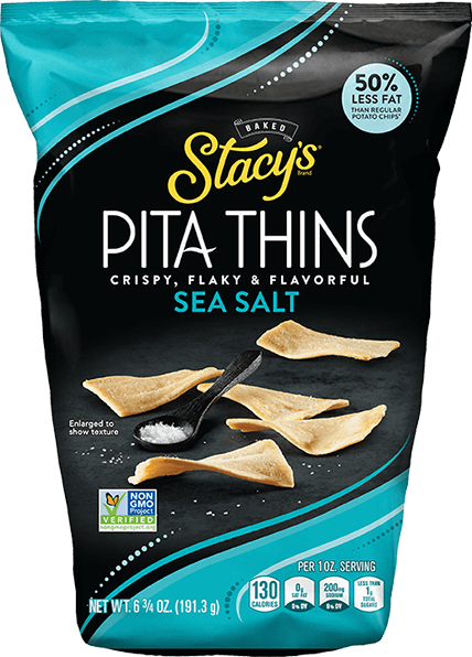 Bag of Stacy's® Sea Salt Pita Thins 